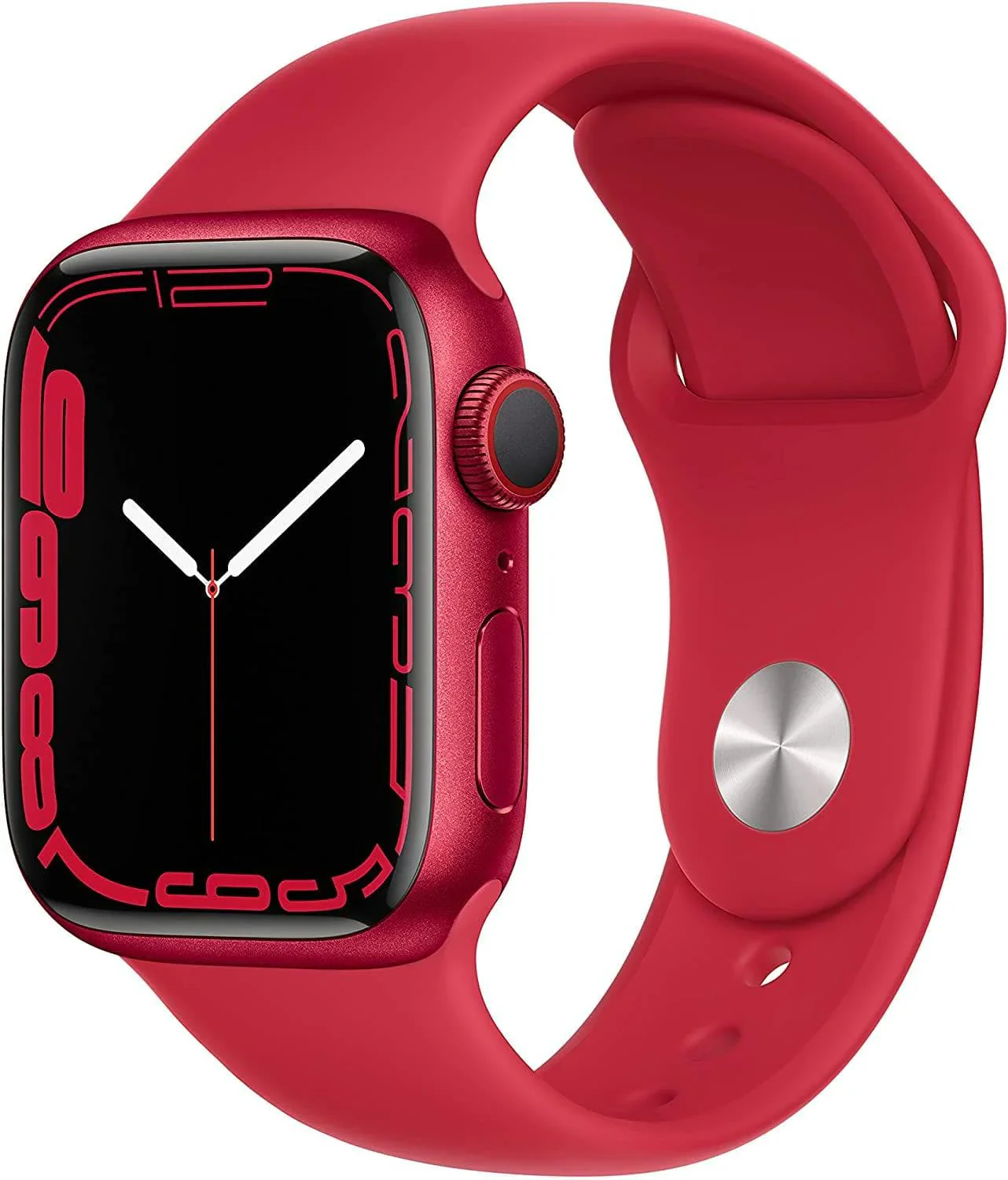 Apple Watch Series 7 GPS + Cellular - Red Aluminium - Red Sport Band - 41mm - Acceptable