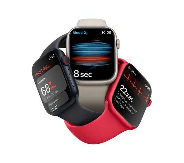APPLE Watch Series 8 Cellular - Graphite Stainless Steel with Graphite Milanese Loop, 45mm - Very Good - Image 9