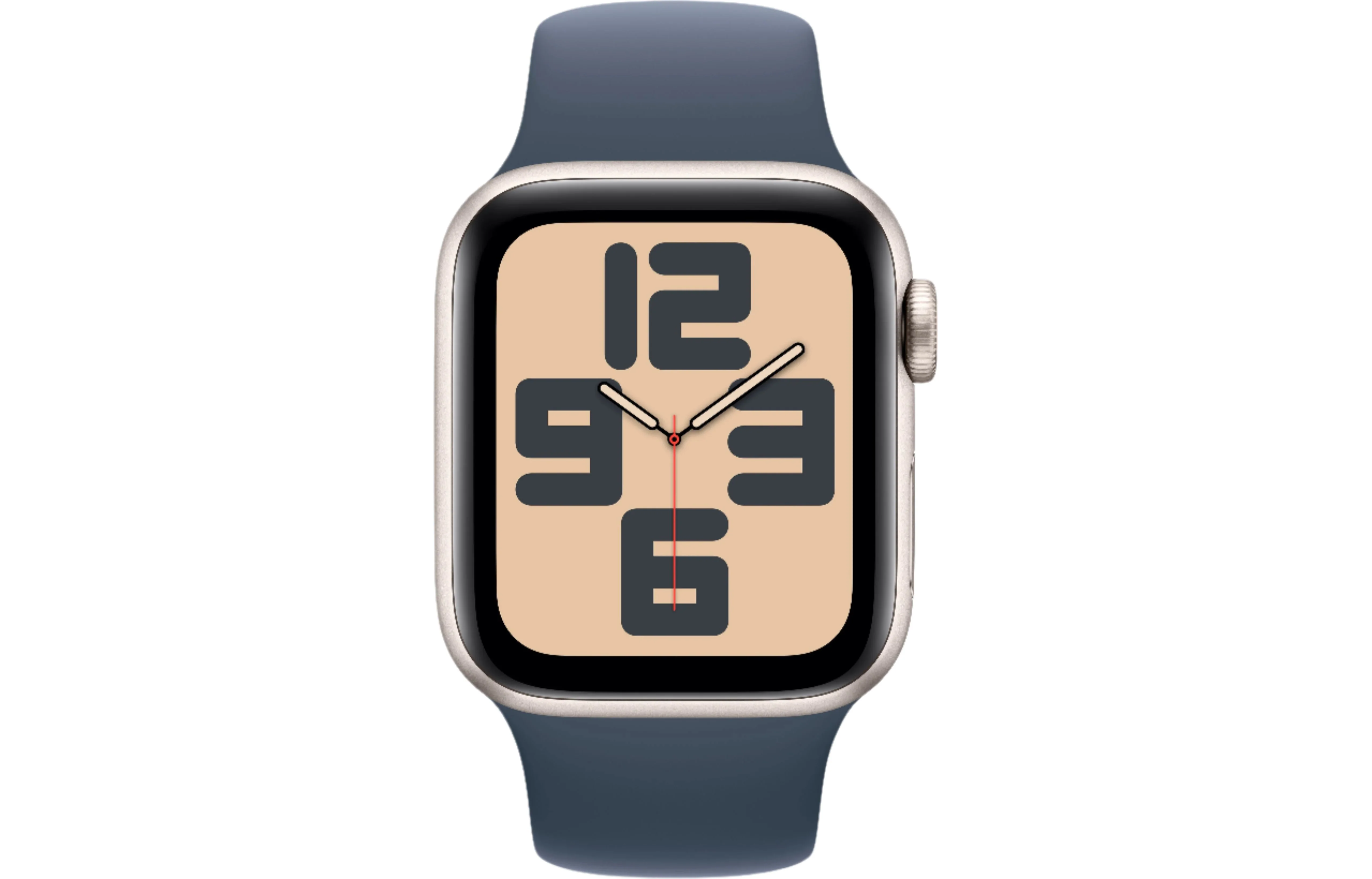 Apple Watch Series 8 GPS + Cellular, 41mm Starlight Aluminium Case with Blue Sport Band - Good