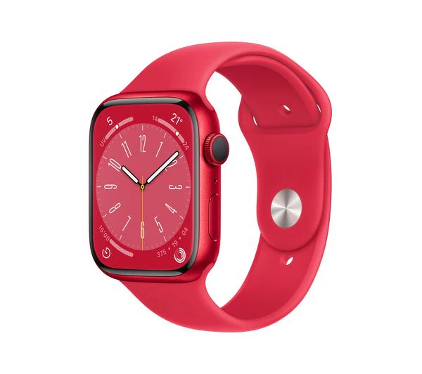Apple Watch Series 8 GPS + Cellular - (PRODUCT)RED with (PRODUCT)RED Sports Band, 45 mm - Acceptable