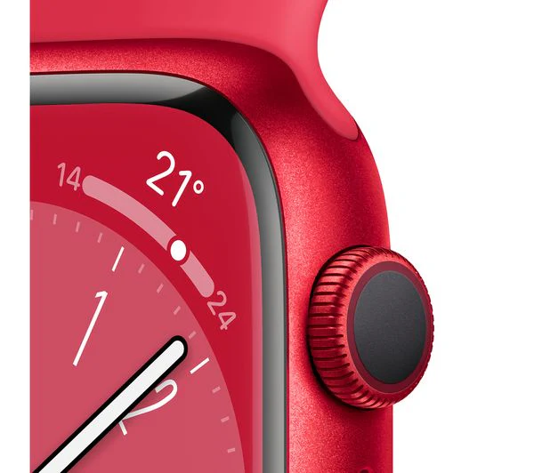 Apple Watch Series 8 GPS + Cellular - (PRODUCT)RED with (PRODUCT)RED Sports Band, 45 mm - Acceptable - Image 3
