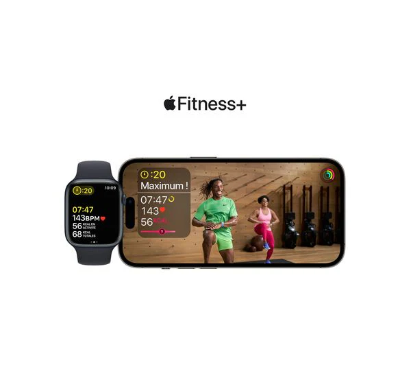 APPLE Watch Series 8 - Silver with White Sports Band, 41mm - Acceptable - Image 5