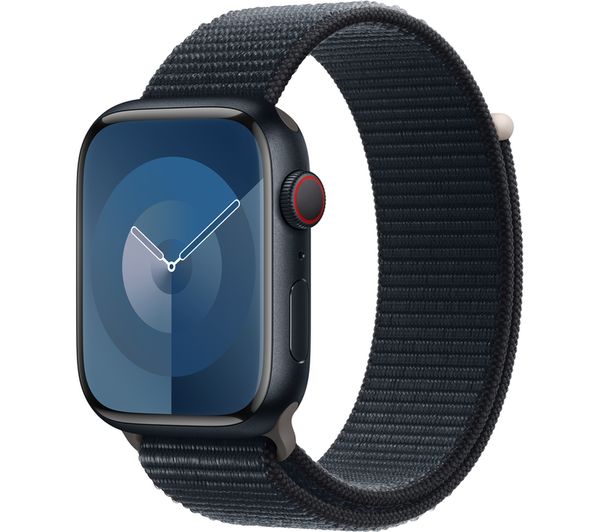 APPLE Watch Series 9 Cellular - 45mm Midnight Aluminium Steel Case with Midnight Sport Loop - Good