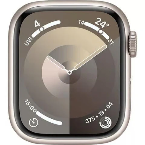 Apple Watch Series 9 Cellular, 45mm Starlight Aluminium Case with Midnight Sport Band - Pristine - Image 2