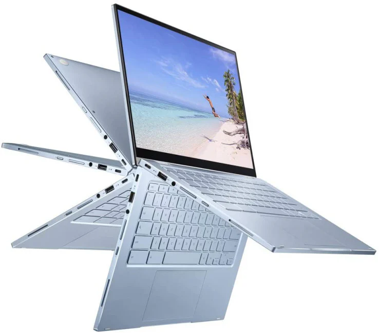 ASUS Chromebook Flip C433T 14" Intel Core m3-8100Y 8GB RAM 64GB SSD - Good - Image 2