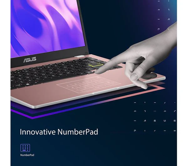 ASUS E410MA 14" Laptop - Intel® Celeron®, 64 GB EMMC, Rose Gold - Good - Image 9