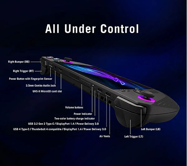 ASUS ROG Ally X Handheld Gaming Console - AMD Ryzen Z1 Extreme, 1 TB SSD - Very Good - Image 16