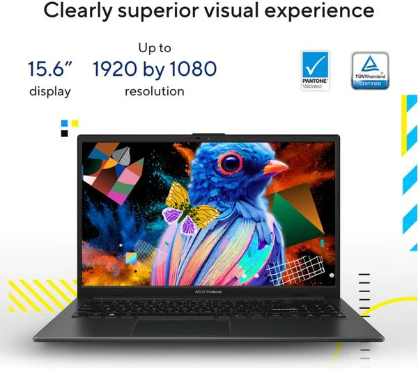 ASUS Vivobook Go 15 Laptop - 15.6in FHD, Intel N100, 4GB RAM, 128GB SSD - Silver - Pristine - Image 10