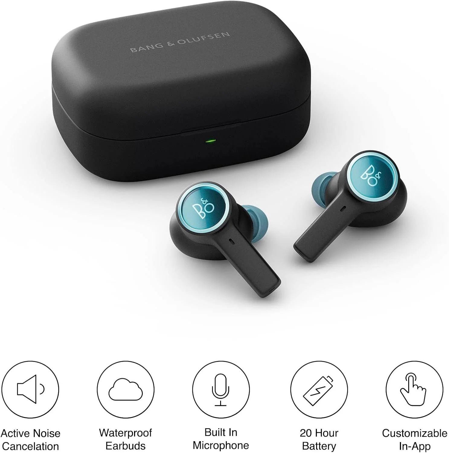 Bang & Olufsen Beoplay EX Wireless Bluetooth Earphones Anthracite/Oxygen – Very Good - Image 14