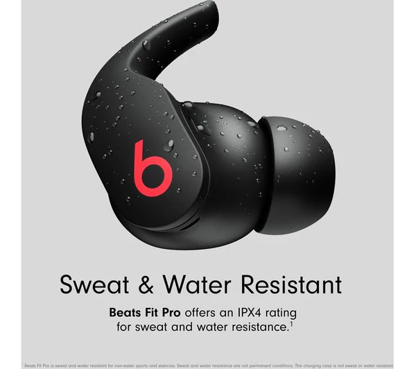 BEATS Fit Pro Wireless Bluetooth Noise-Cancelling Sports Earbuds - Beats Black - Very Good - Image 7