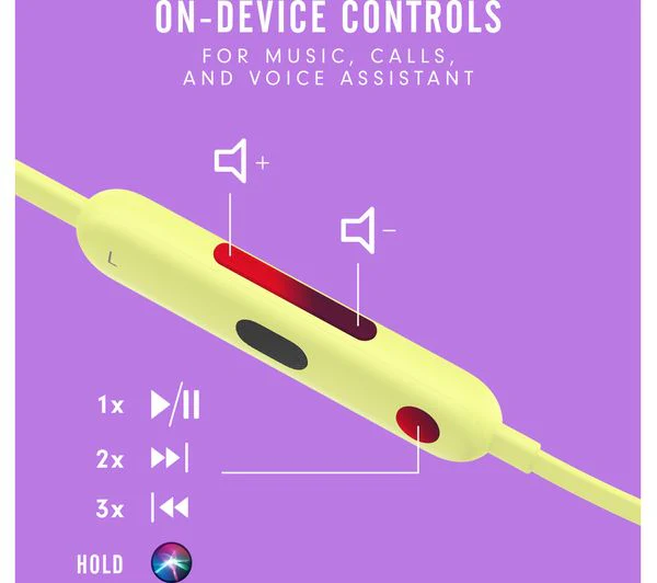 BEATS Flex Wireless Bluetooth Earphones - Citrus Yellow - Image 12