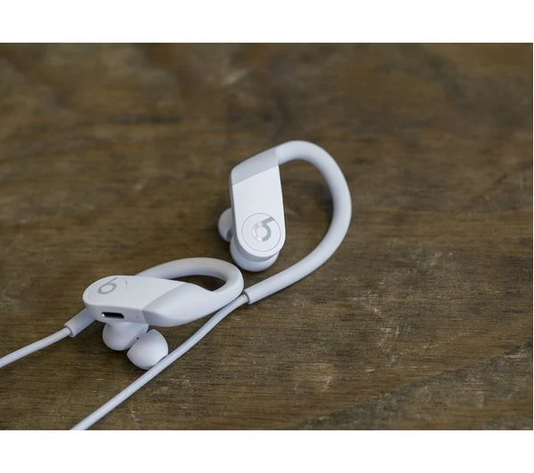 BEATS Powerbeats High-Performance Wireless Bluetooth Sports Earphones - White - Very Good - Image 12