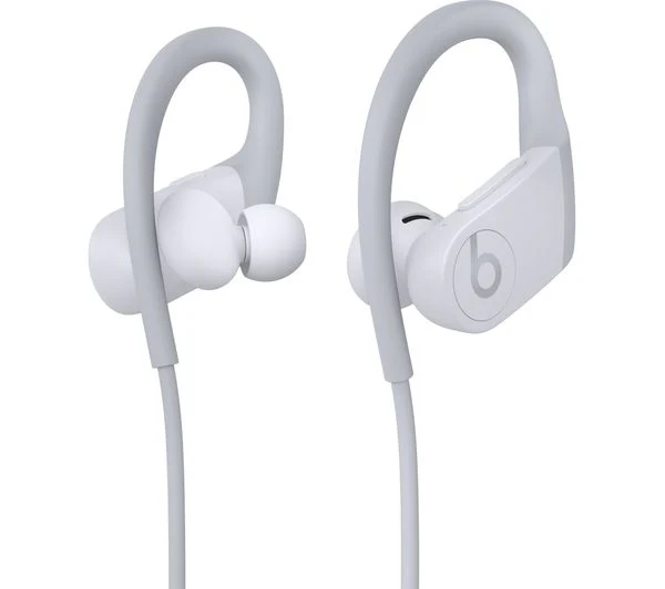 BEATS Powerbeats High-Performance Wireless Bluetooth Sports Earphones - White - Very Good - Image 3