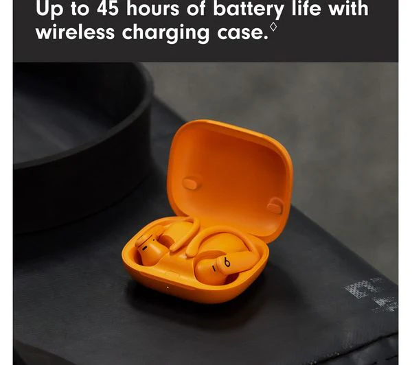 BEATS Powerbeats Pro 2 Wireless Bluetooth Noise-Cancelling Sports Earbuds - Electric Orange - Good - Image 5