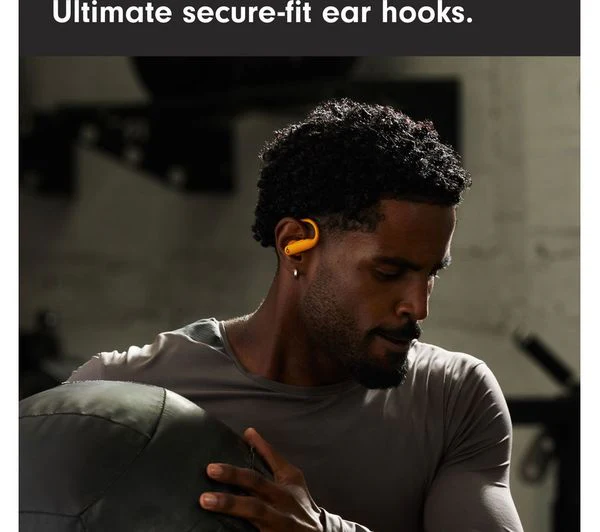 BEATS Powerbeats Pro 2 Wireless Bluetooth Noise-Cancelling Sports Earbuds - Electric Orange - Good - Image 6