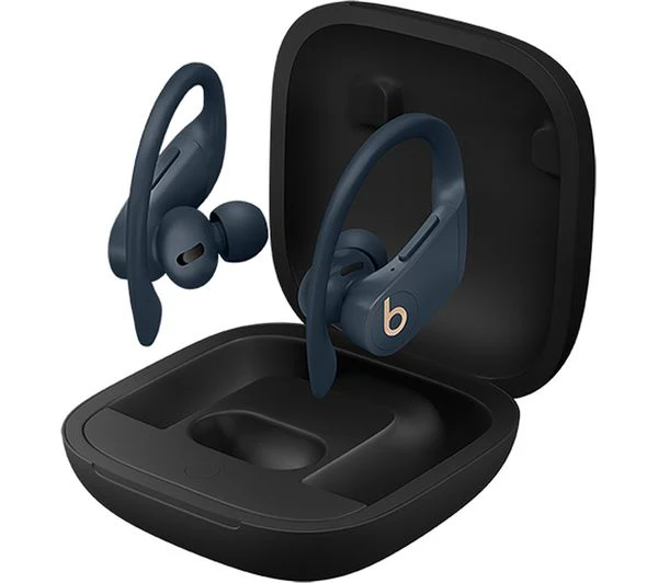 PRE OWNED BEATS Powerbeats Pro Wireless Bluetooth Sports Earphones - Navy - Acceptable - Image 2