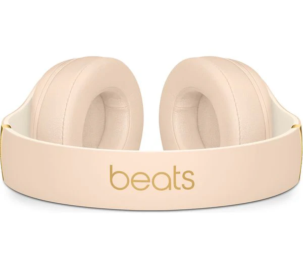 BEATS Studio 3 Wireless Bluetooth Noise-Cancelling Headphones - Desert Sand - Good - Image 3