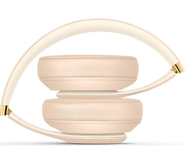 BEATS Studio 3 Wireless Bluetooth Noise-Cancelling Headphones - Desert Sand - Good - Image 5