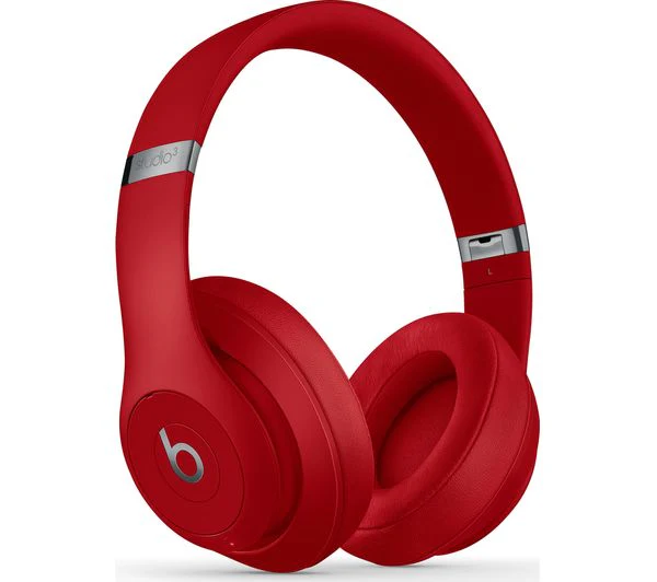 BEATS Studio 3 Wireless Bluetooth Noise-Cancelling Headphones - Red - Good - Image 7