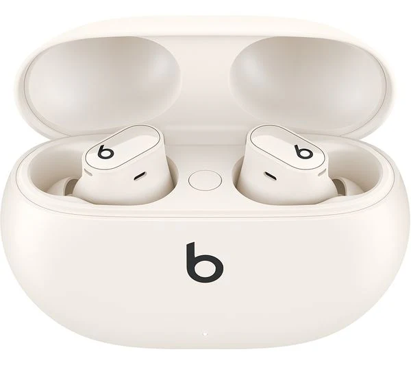 BEATS Studio Buds + Wireless Bluetooth Noise-Cancelling Earbuds - White - Pristine - Image 3