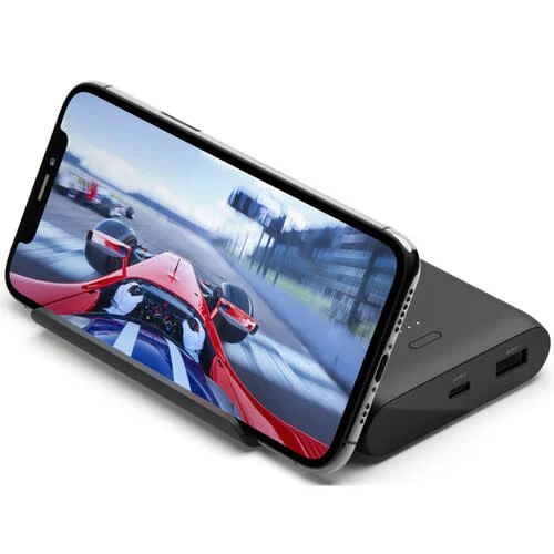 Belkin Gaming Power Bank with Stand (Play Series) 10K Portable Charger with Smartphone Stand (Watch Videos and Play Games While Charging) Battery Pack - Image 2