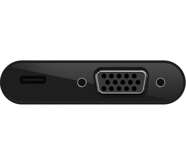 Belkin USB-C to VGA Adapter + Charge (Supports HD 1080p Video Resolution, 60W Passthrough Power for Connected Devices) MacBook Pro VGA Adapter - Image 4