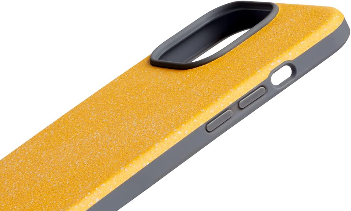 Bellroy Phone Case for iPhone 13 Pro Max (Leather iPhone Cover, Soft Microfiber Lining) - Citrus - Image 3
