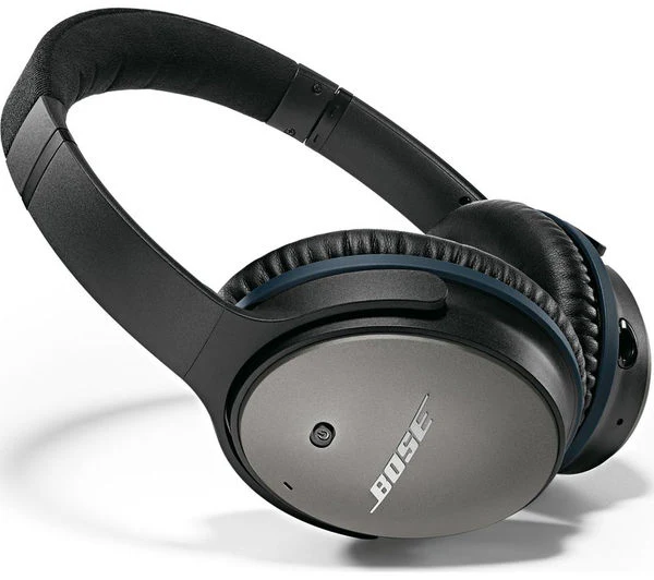 BOSE QuietComfort 25 Noise-Cancelling Android Headphones - Black - Good