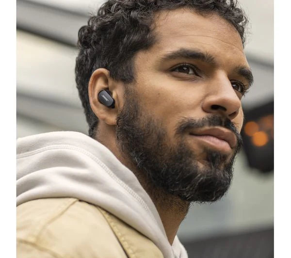 BOSE QuietComfort II Wireless Bluetooth Noise-Cancelling Earbuds - Triple Black - Good - Image 12