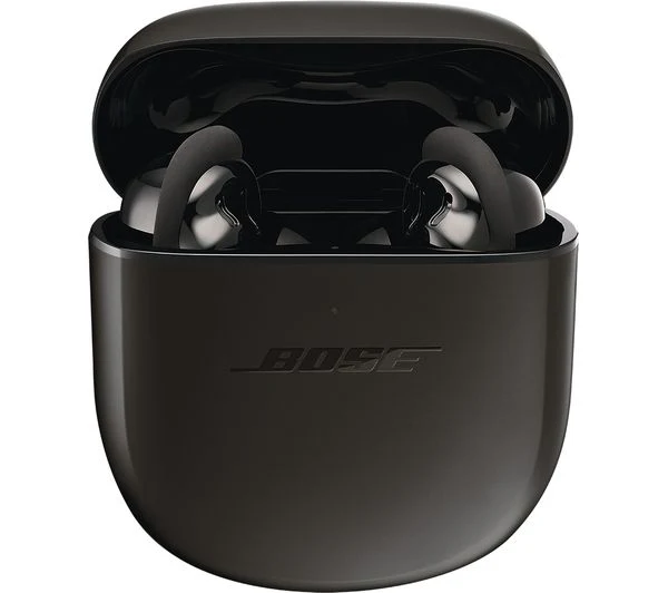 BOSE QuietComfort II Wireless Bluetooth Noise-Cancelling Earbuds - Triple Black - Good - Image 2