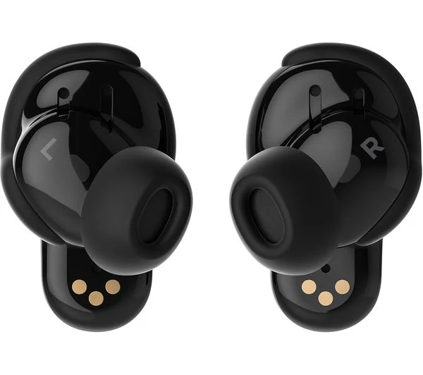 BOSE QuietComfort II Wireless Bluetooth Noise-Cancelling Earbuds - Triple Black - Good - Image 3