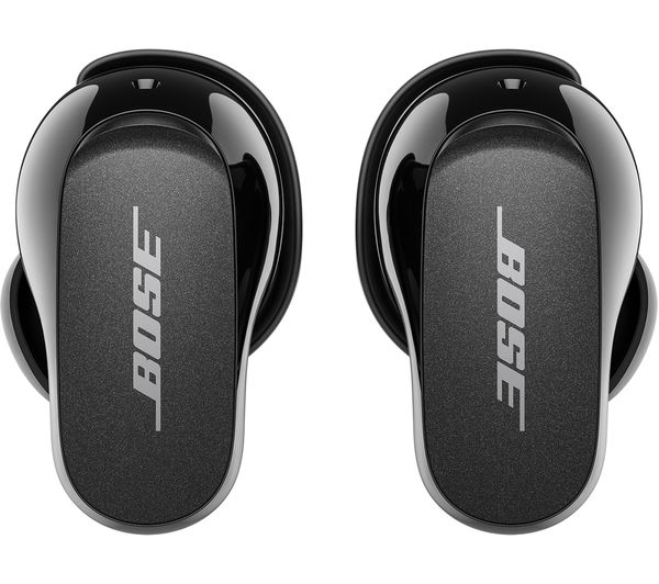 BOSE QuietComfort II Wireless Bluetooth Noise-Cancelling Earbuds - Triple Black - Good - Image 4