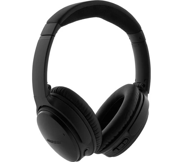 BOSE QuietComfort QC35 II Wireless Bluetooth Noise-Cancelling Headphones - Black - Very Good