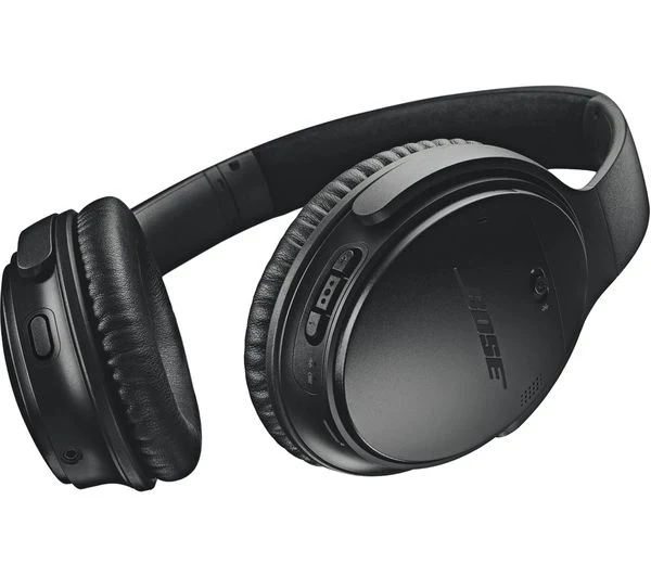 BOSE QuietComfort QC35 II Wireless Bluetooth Noise-Cancelling Headphones - Black - Very Good - Image 6