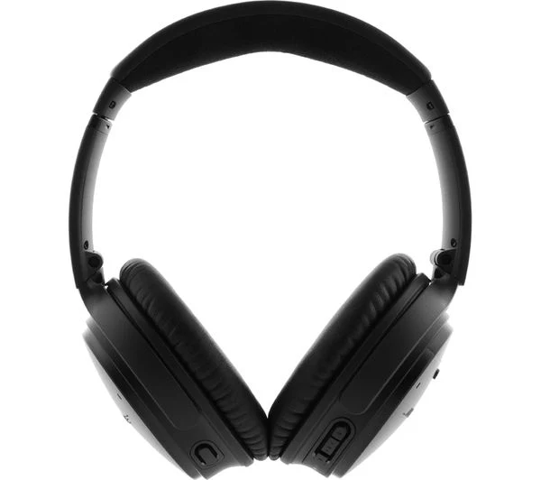 BOSE QuietComfort QC35 II Wireless Bluetooth Noise-Cancelling Headphones - Black - Very Good - Image 9