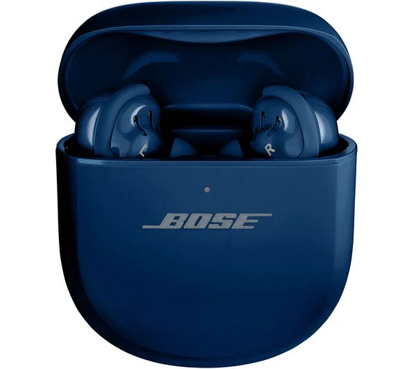 BOSE QuietComfort Ultra Wireless Bluetooth Noise-Cancelling Earbuds - Lunar Blue - Pristine - Image 2