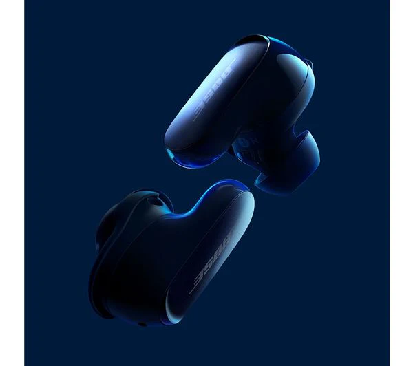 BOSE QuietComfort Ultra Wireless Bluetooth Noise-Cancelling Earbuds - Lunar Blue - Pristine - Image 6