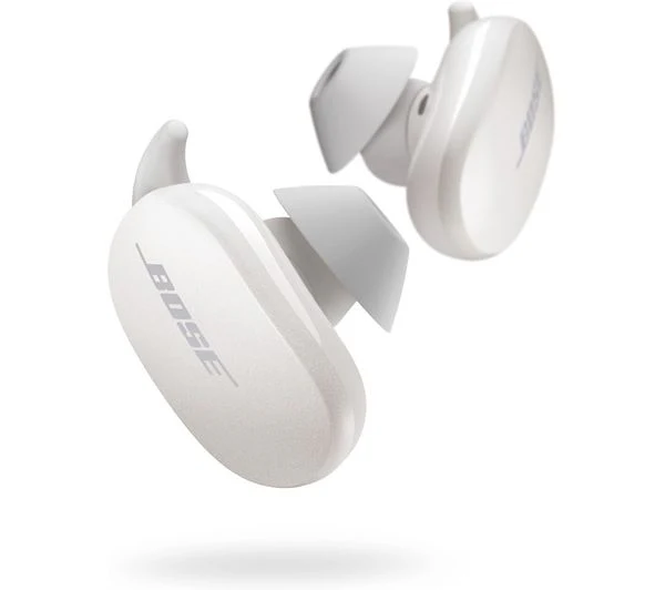 BOSE QuietComfort Wireless Bluetooth Noise-Cancelling Earbuds - Soapstone - Acceptable - Image 2