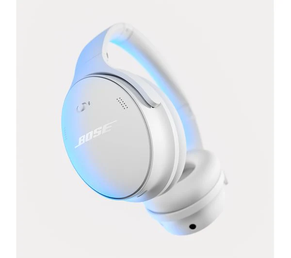 BOSE QuietComfort Wireless Bluetooth Noise-Cancelling Headphones - White Smoke - Very Good - Image 3