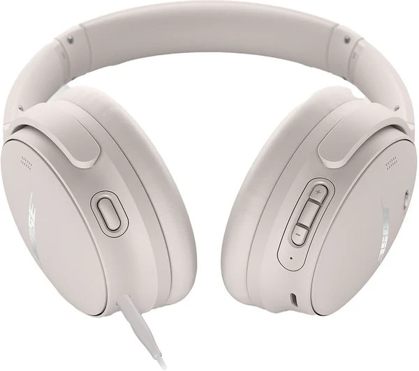 BOSE QuietComfort Wireless Bluetooth Noise-Cancelling Headphones - White Smoke - Very Good - Image 4