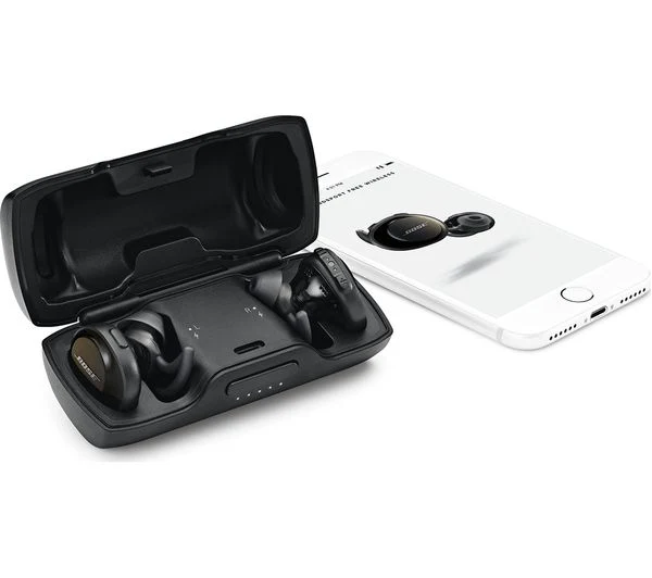 BOSE SoundSport Free Wireless Bluetooth Headphones - Black - Good - Image 8