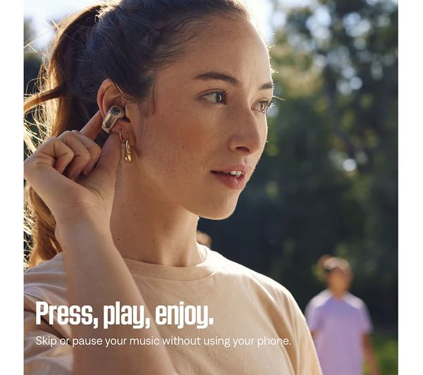 BOSE Ultra Open Wireless Bluetooth Earbuds - White Smoke - Good - Image 12