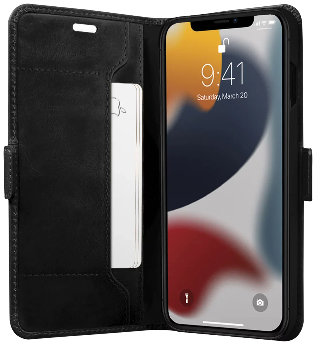 dbramante1928 Copenhagen Slim, iPhone 13 - Wallet Case, Black - Image 2
