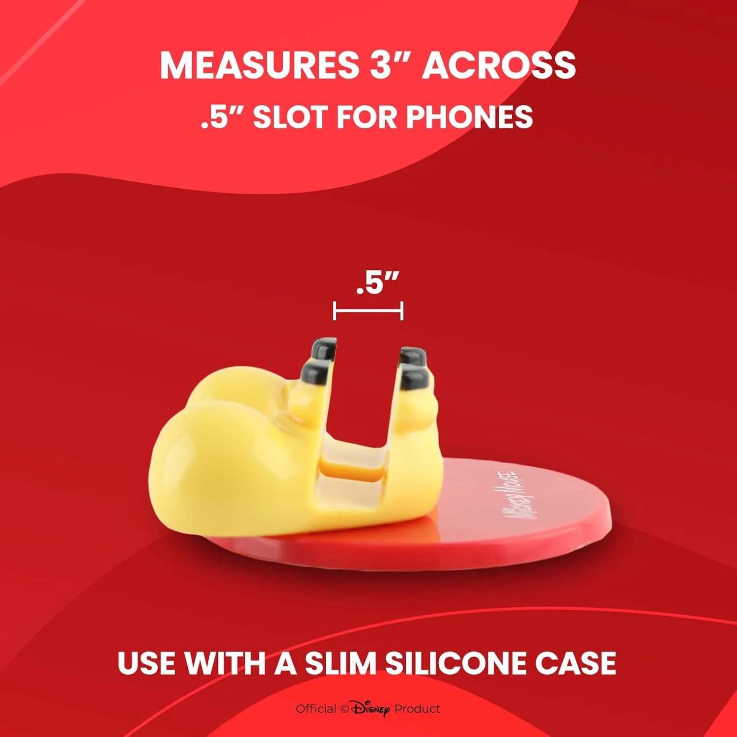 Disney Mickey Mouse Feet Mobile Phone Holder with Bonus Decal Sticker - Image 5