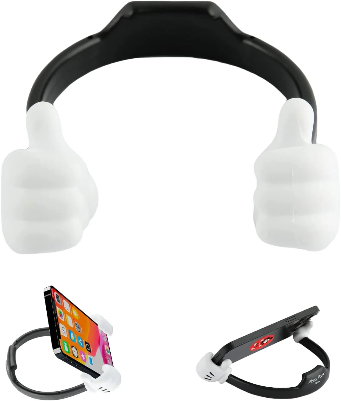 Disney Mickey Mouse Hands Mobile Phone Holder with Bonus Decal Sticker