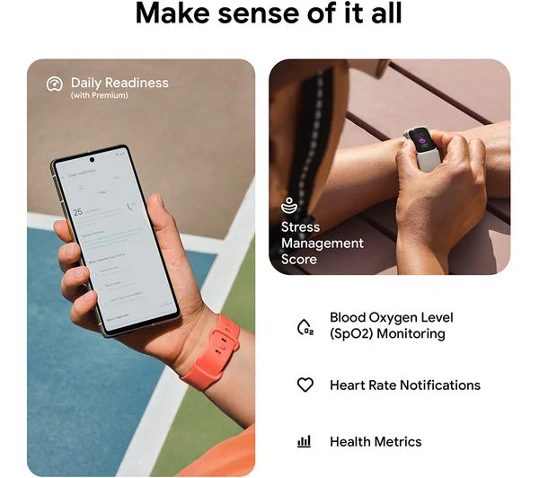 FITBIT Charge 6 Fitness Tracker - Obsidian, Silicone Strap, Universal - Acceptable - Image 6