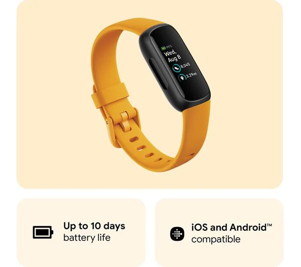 FITBIT Inspire 3 Fitness Tracker - Morning Glow - Good - Image 2