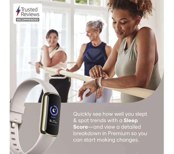 FITBIT Luxe Fitness Tracker - Lunar White & Soft Gold - Acceptable - Image 3