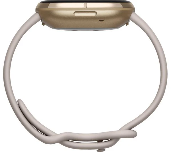 FITBIT Sense Smart Watch with Alexa & Google Assistant - Lunar White & Soft Gold - Acceptable (SCREEN POOR) - Image 2