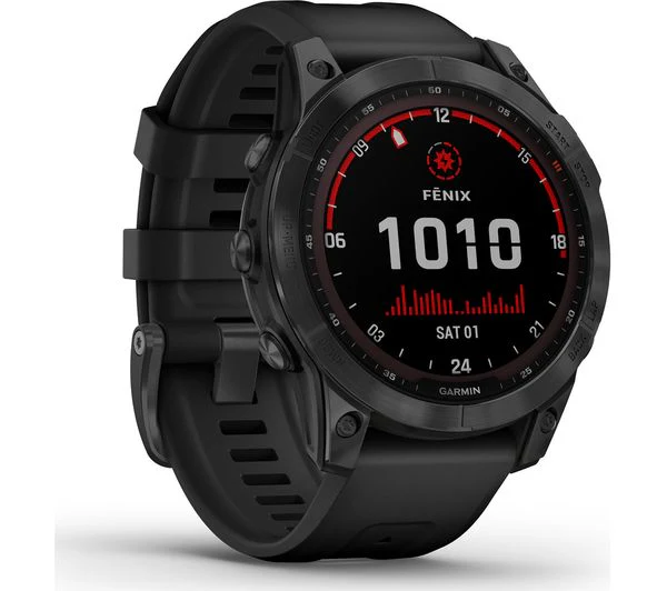 GARMIN fenix 7 Solar - Slate Grey & Black, 47mm - Good - Image 8